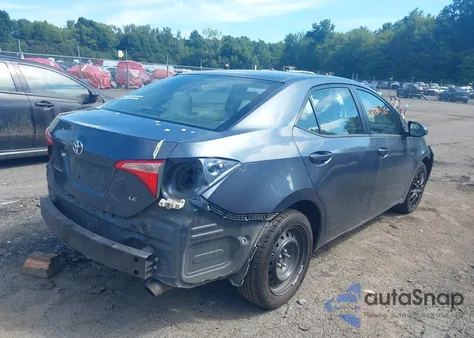 2017 Toyota Corolla Le из США, поврежденный, VIN 2T1BURHE3HC761351